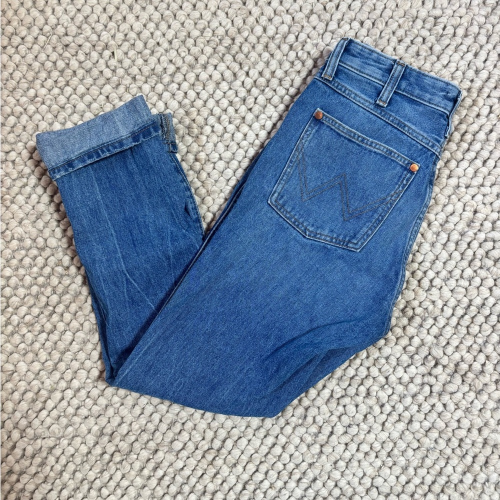 Wrangler Blue Straight Leg Jeans